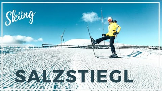 Skiing on Salzstiegl