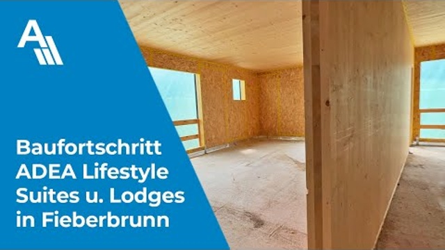 Baustellenbesichtigung der Suites und Lodges in Fieberbrunn - Ferienimmobilien zum Kauf