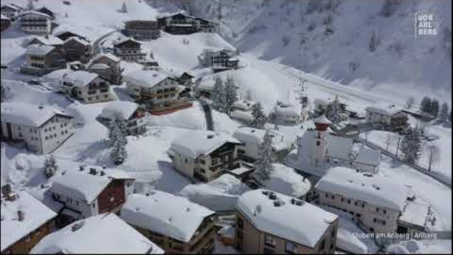 Stuben am Arlberg - Vorarlberg von Oben