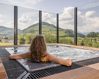 Wellnessbereich in den Appartements Alpine Collection Wildschönau