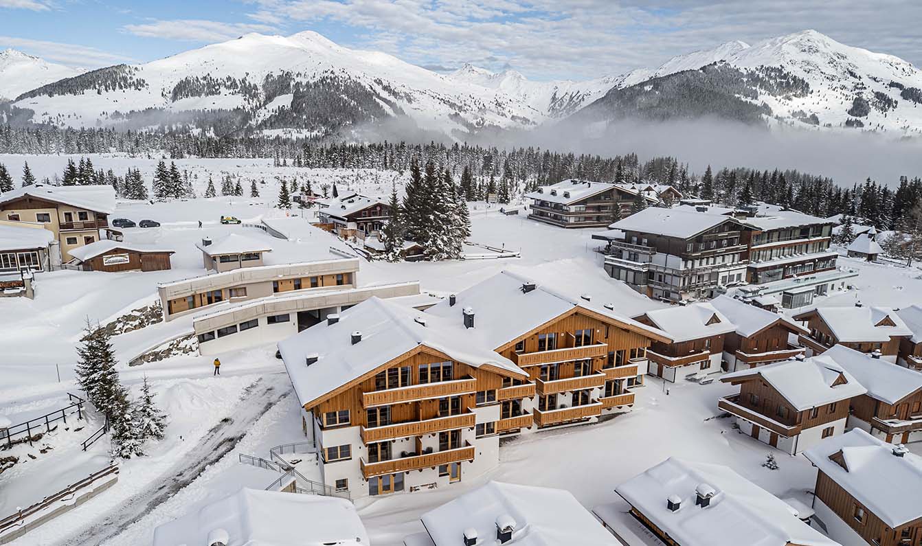 Hausansicht im Winter