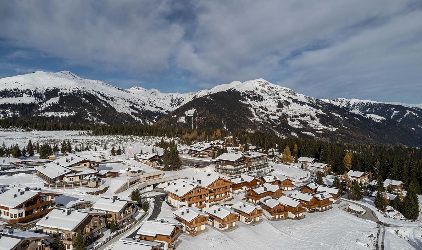 Hausansicht im Winter