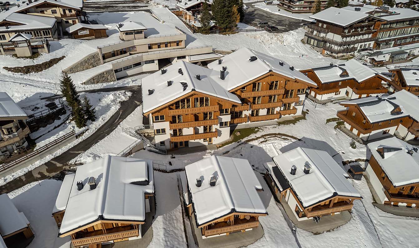 Hausansicht im Winter