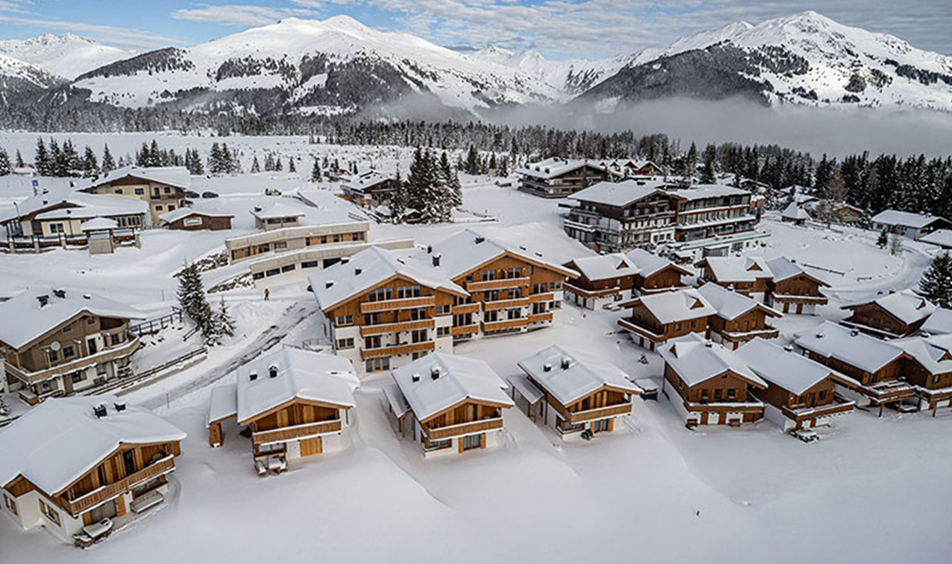 Hausansicht im Winter