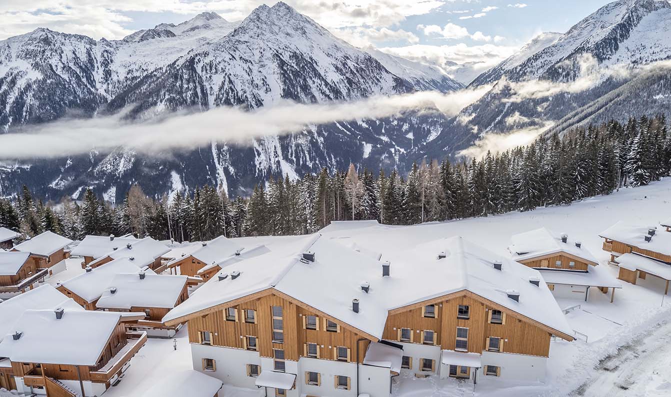 Hausansicht im Winter