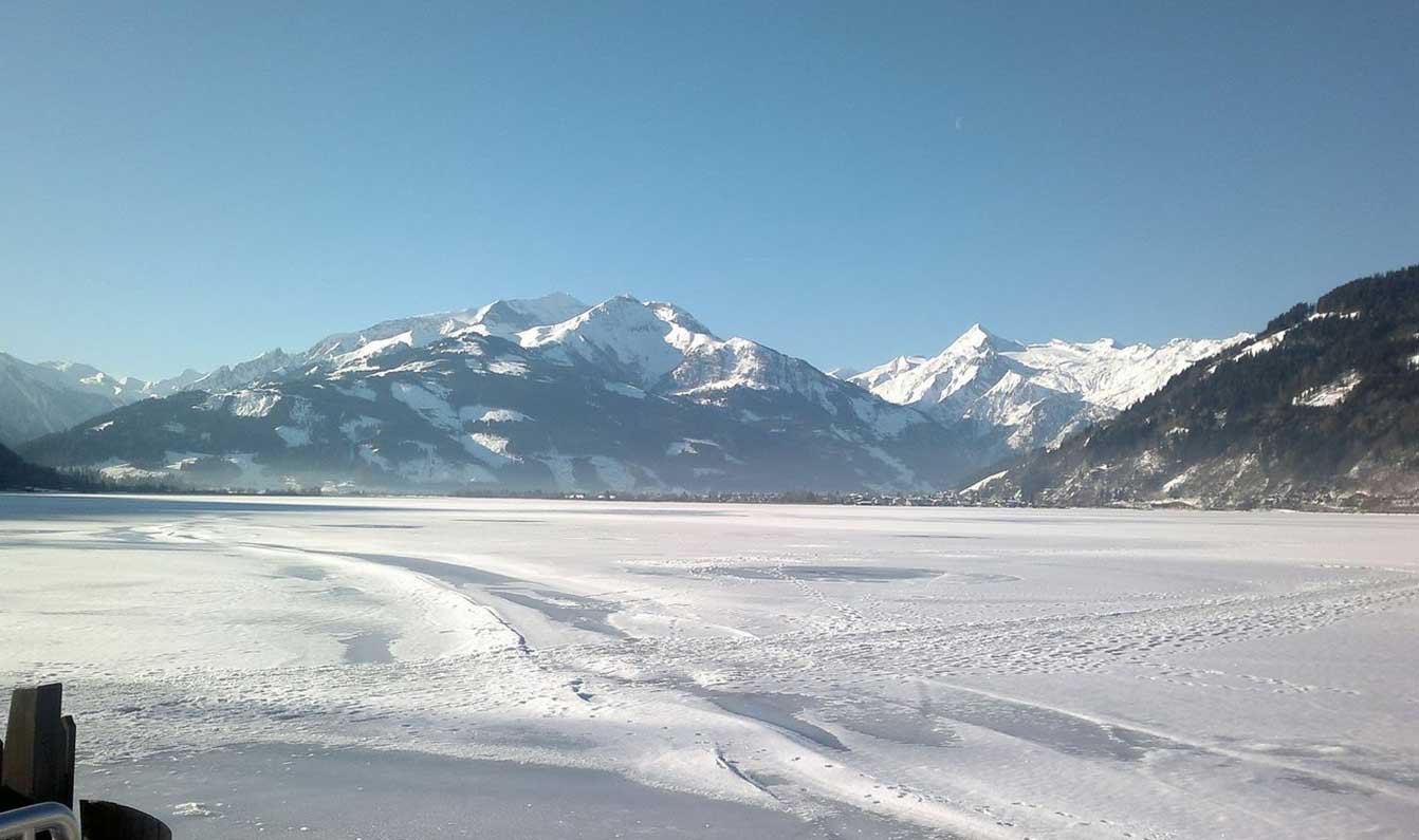 Zell am See im Winter
