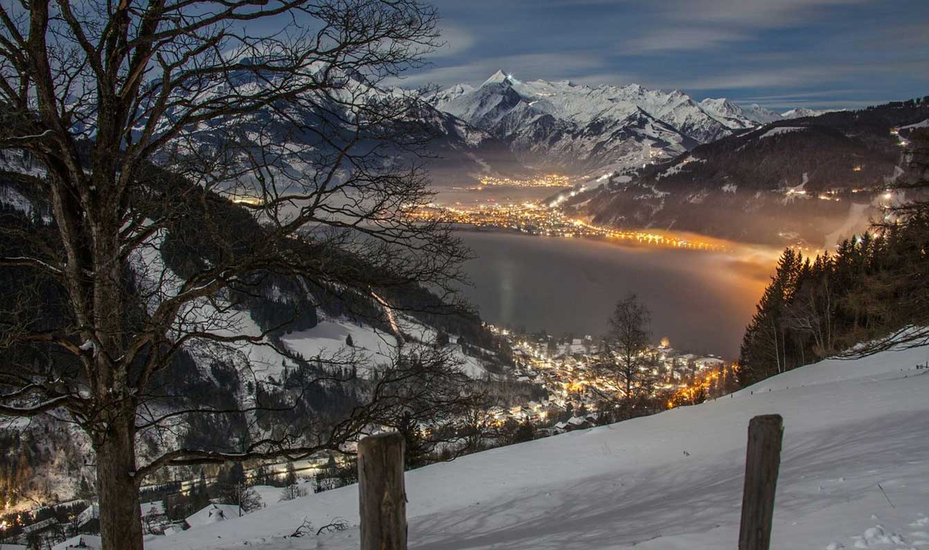 Zell am See im Winter