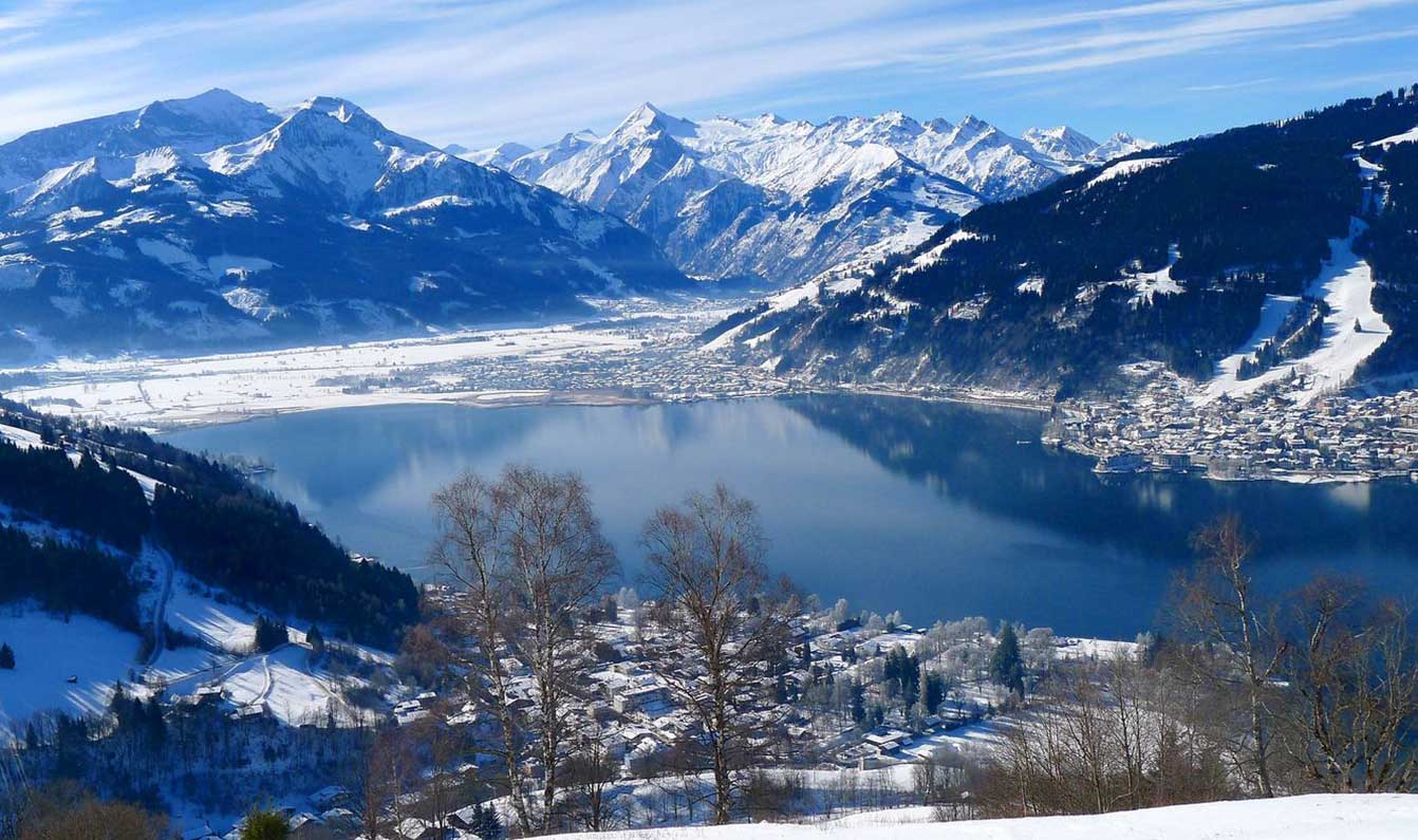 Zell am See im Winter